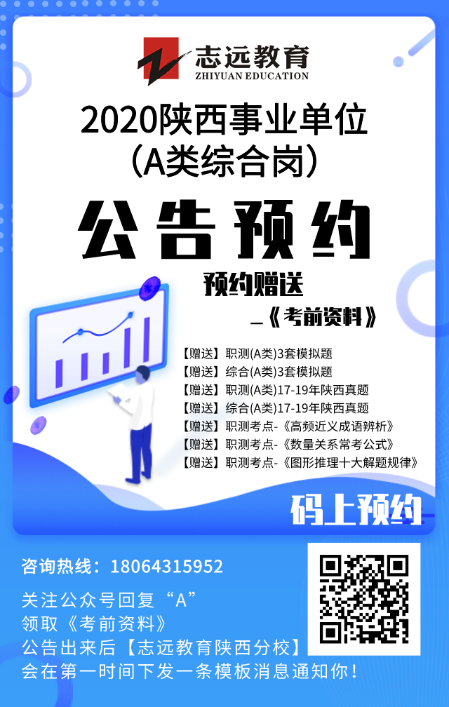 實錘：2020年陜西事業(yè)單位（A類綜合崗）還有一場全省聯(lián)考！(圖4)