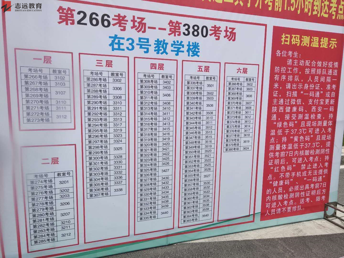 2020年8月1日西安事業(yè)單位招聘（1368人）——西京學(xué)院考點分布圖(圖4)