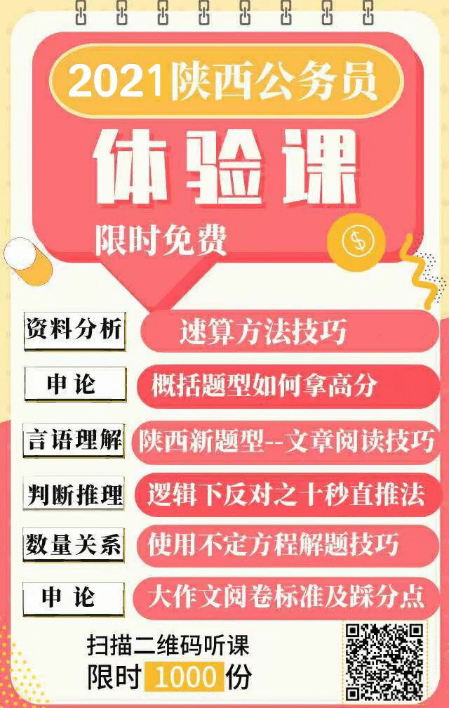 2021年陜西公務(wù)員報(bào)名馬上開(kāi)始，看看去年陜西省考都考了什么？(圖4)